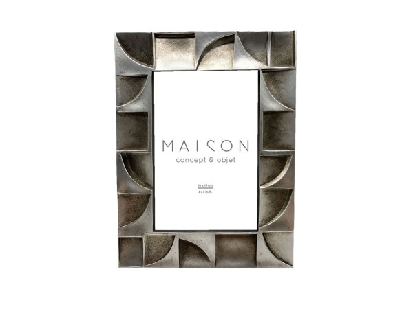 LOEN ΚΟΡΝΙΖΑ 16x2x21cm POLYRESIN ΑΣΗΜΙ ΓΥΑΛΙ