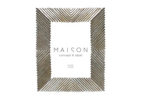 CADAN ΚΟΡΝΙΖΑ 21x2x25cm POLYRESIN ΑΣΗΜΙ ΓΥΑΛΙ