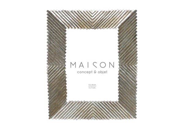 CADAN ΚΟΡΝΙΖΑ 21x2x25cm POLYRESIN ΑΣΗΜΙ ΓΥΑΛΙ