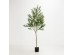 OLIVE TREE ΔΕΝΤΡΟ ΤΕΧΝΗΤΟ ΣΕ ΓΛΑΣΤΡΑ 180cm ΥΦΑΣΜΑ ΠΡΑΣΙΝΟ PVC