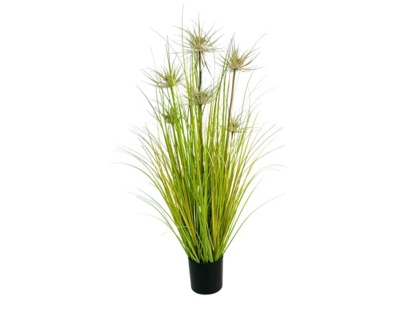 SUNNY FLOWER ΦΥΤΟ ΤΕΧΝΗΤΟ ΣΕ ΓΛΑΣΤΡΑ 90cm PVC ΠΡΑΣΙΝΟ