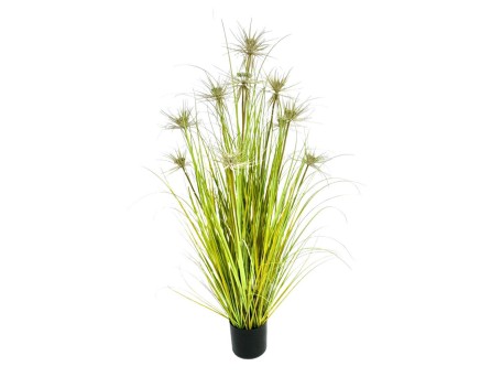 SUNNY FLOWER ΦΥΤΟ ΤΕΧΝΗΤΟ ΣΕ ΓΛΑΣΤΡΑ 120cm PVC ΠΡΑΣΙΝΟ