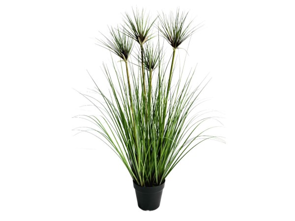 HEAD BAMBOO ΦΥΤΟ ΤΕΧΝΗΤΟ ΣΕ ΓΛΑΣΤΡΑ 95cm PVC ΠΡΑΣΙΝΟ