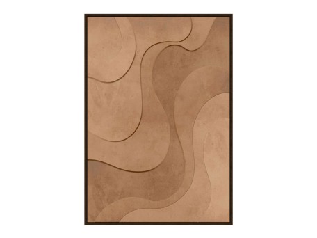 OASIS REFUGE ΠΙΝΑΚΑΣ ΔΙΑΚΟΣΜΗΣΗΣ 80x120x4cm MDF TERRACOTTA PVC ΦΥΛΛΟ ΚΑΦΕ