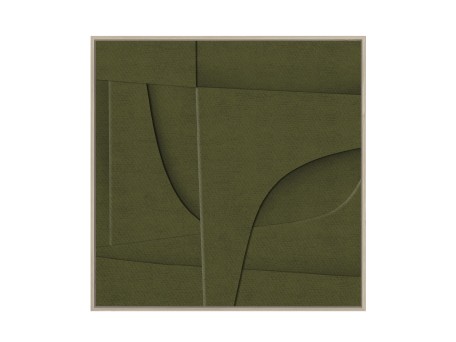 ACETE ΠΙΝΑΚΑΣ ΔΙΑΚΟΣΜΗΣΗΣ 77x77x4cm MDF ΛΑΔΙ PVC ΦΥΛΛΟ ΦΥΣΙΚΟ