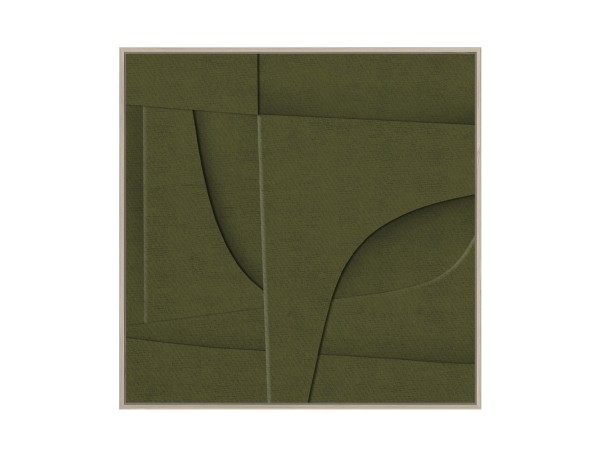 ACETE ΠΙΝΑΚΑΣ ΔΙΑΚΟΣΜΗΣΗΣ 77x77x4cm MDF ΛΑΔΙ PVC ΦΥΛΛΟ ΦΥΣΙΚΟ