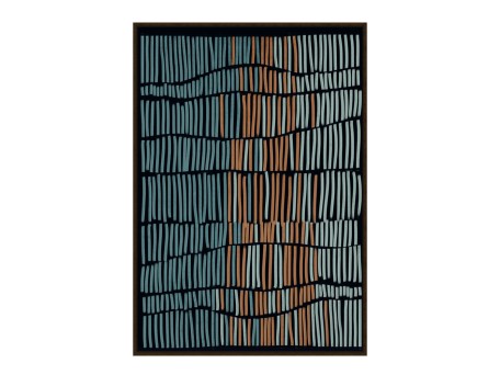 RUSTIC MIRAGE ΠΙΝΑΚΑΣ ΔΙΑΚΟΣΜΗΣΗΣ 80x120x4cm ΚΑΜΒΑΣ ΠΟΛΥΧΡΩΜΟ ΞΥΛΟ ΚΑΦΕ