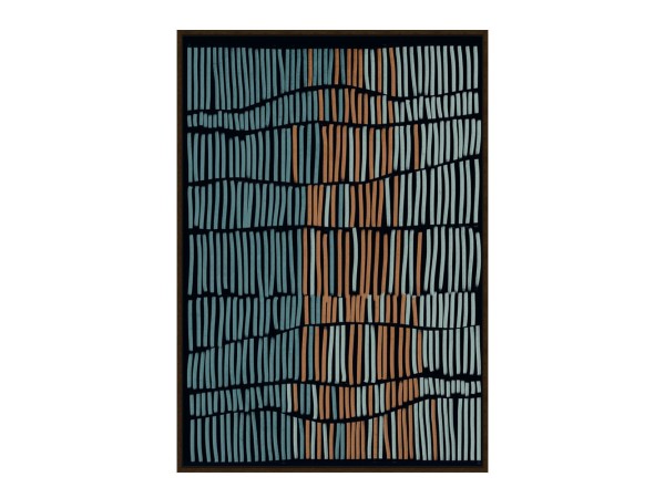 RUSTIC MIRAGE ΠΙΝΑΚΑΣ ΔΙΑΚΟΣΜΗΣΗΣ 80x120x4cm ΚΑΜΒΑΣ ΠΟΛΥΧΡΩΜΟ ΞΥΛΟ ΚΑΦΕ