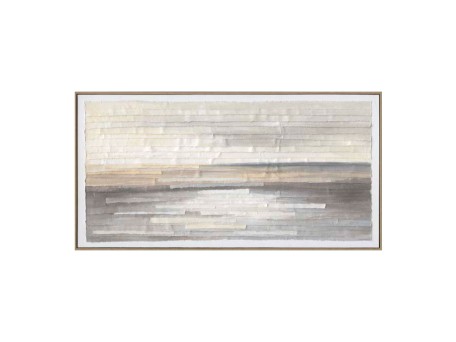 INOLA ΠΙΝΑΚΑΣ ΔΙΑΚΟΣΜΗΣΗΣ 60x120x4cm ΚΑΜΒΑΣ ΛΕΥΚΟ ΜΠΕΖ ΓΚΡΙ ΞΥΛΟ ΦΥΣΙΚΟ
