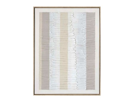 EVIK ΠΙΝΑΚΑΣ ΔΙΑΚΟΣΜΗΣΗΣ 60x80x4cm ΚΑΜΒΑΣ ΛΕΥΚΟ ΜΠΕΖ ΓΚΡΙ ΞΥΛΟ ΦΥΣΙΚΟ