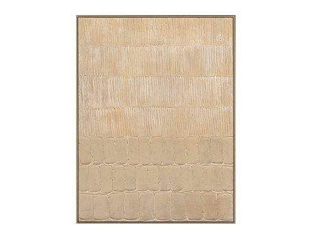 ZEB ΠΙΝΑΚΑΣ ΔΙΑΚΟΣΜΗΣΗΣ 90x120x5cm ΚΑΜΒΑΣ ΜΠΕΖ ΞΥΛΟ ΦΥΣΙΚΟ