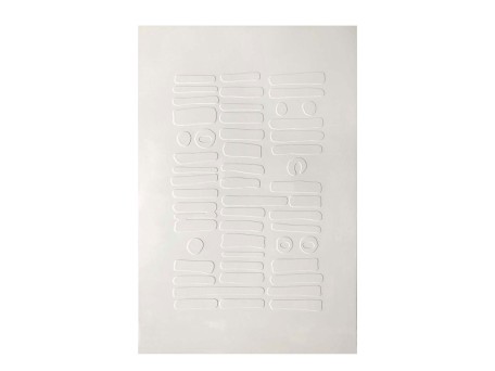 IMPRINT ΠΙΝΑΚΑΣ ΔΙΑΚΟΣΜΗΣΗΣ 80x120x4cm ΚΑΜΒΑΣ ΛΕΥΚΟ MDF