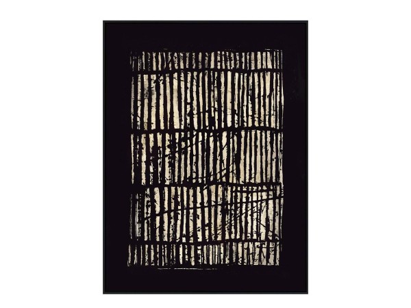 MULTIPLY ΠΙΝΑΚΑΣ ΔΙΑΚΟΣΜΗΣΗΣ 90x120x4cm ΚΑΜΒΑΣ ΜΑΥΡΟ ΜΠΕΖ MDF ΜΑΥΡΟ