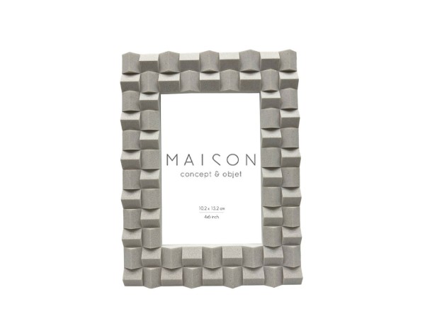 TILES ΚΟΡΝΙΖΑ 17x2x22cm POLYRESIN ΛΕΥΚΟ ΓΥΑΛΙ