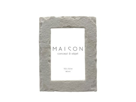 PETRA ΚΟΡΝΙΖΑ 21x16x2cm POLYRESIN ΛΕΥΚΟ ΓΥΑΛΙ