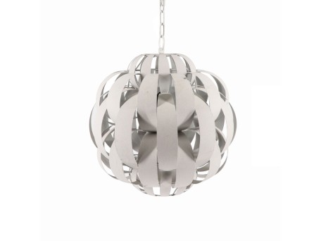 FULVIA ΦΩΤΙΣΤΙΚΟ ΟΡΟΦΗΣ 50x50x53cm ΜΕΤΑΛΛΟ ΛΕΥΚΟ