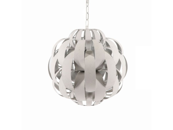 FULVIA ΦΩΤΙΣΤΙΚΟ ΟΡΟΦΗΣ 50x50x53cm ΜΕΤΑΛΛΟ ΛΕΥΚΟ