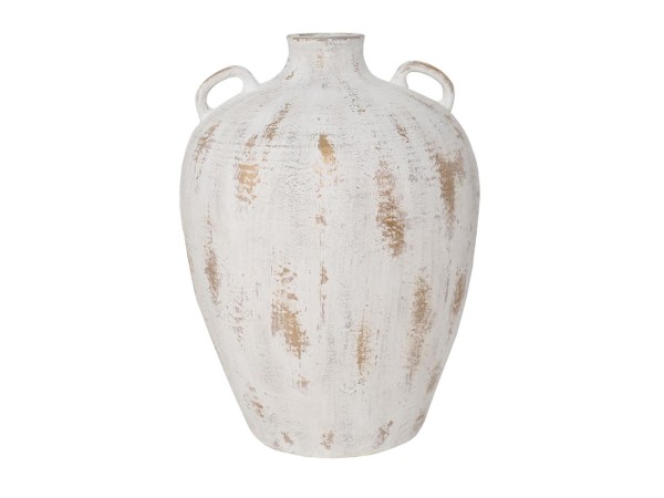 KEA ΒΑΖΟ 40x40x57cm MgO ΛΕΥΚΟ ΧΡΥΣΟ KEA ΒΑΖΟ 40x40x57cm MgO ΛΕΥΚΟ ΧΡΥΣΟ