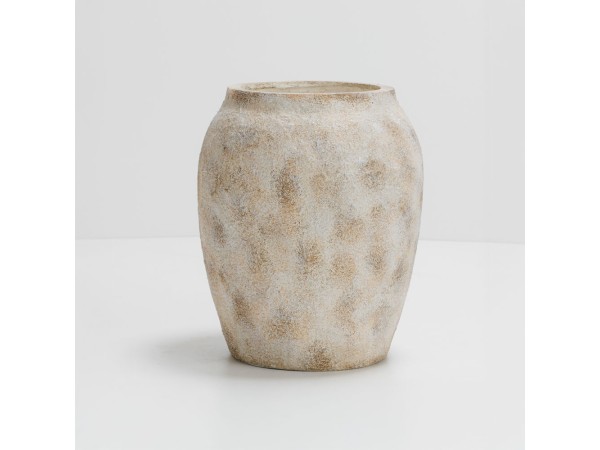 SCOPELOS ΓΛΑΣΤΡΑ 30x30x37cm MgO ΛΕΥΚΟ ΜΠΕΖ