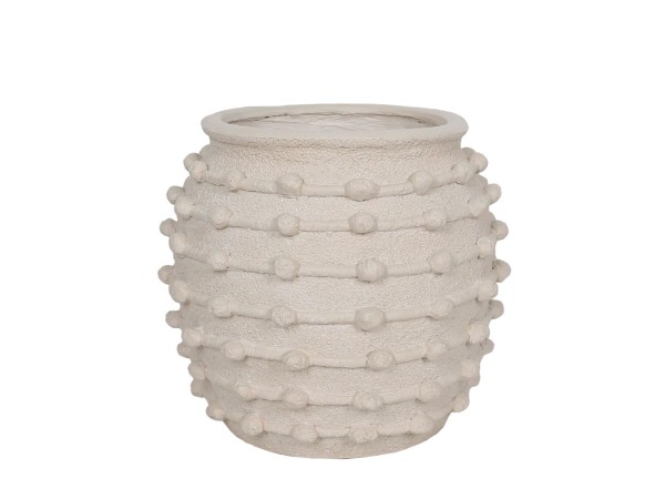 NISYROS ΓΛΑΣΤΡΑ 37x37x37cm MgO ΜΠΕΖ