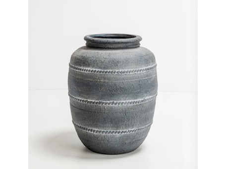 VESUVIUS ΓΛΑΣΤΡΑ 35x35x46cm MgO ΓΚΡΙ