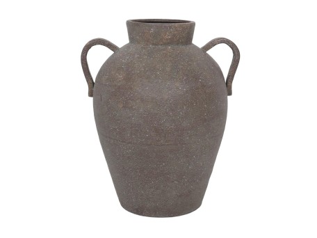 HYDRA ΒΑΖΟ 30x26x35cm ΜΕΤΑΛΛΟ ΓΚΡΙ