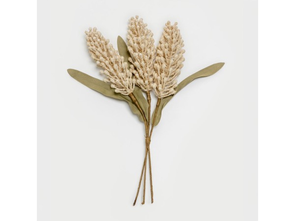 AROMA ESSENCE ΛΟΥΛΟΥΔΙ ΤΕΧΝΗΤΟ 33cm FOAM ΜΠΕΖ ΠΡΑΣΙΝΟ PVC