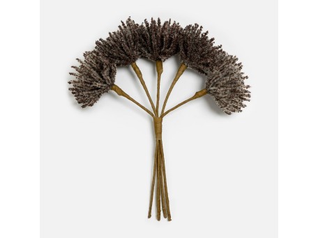 AROMA BLOSSOMS ΛΟΥΛΟΥΔΙ ΤΕΧΝΗΤΟ 22cm FOAM ΚΑΦΕ PVC