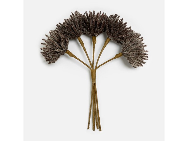 AROMA BLOSSOMS ΛΟΥΛΟΥΔΙ ΤΕΧΝΗΤΟ 22cm FOAM ΚΑΦΕ PVC