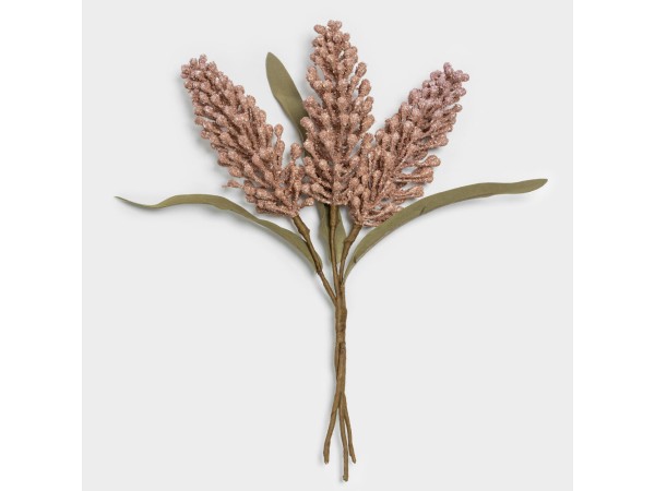 AROMA BLISS ΛΟΥΛΟΥΔΙ ΤΕΧΝΗΤΟ 33cm FOAM ΡΟΖ ΠΡΑΣΙΝΟ PVC