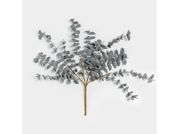 EUCALYPTUS ΚΛΑΔΙ ΤΕΧΝΗΤΟ 53cm FOAM ΓΚΡΙ