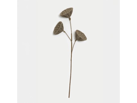 FLOWER FUSION ΚΛΑΔΙ ΤΕΧΝΗΤΟ 63cm FOAM ΚΑΦΕ PVC