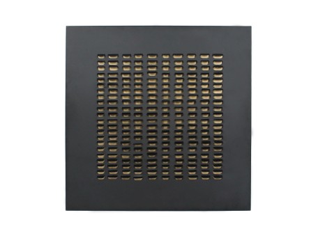 ESCAPE ΠΙΝΑΚΑΣ ΔΙΑΚΟΣΜΗΣΗΣ 80x80x5cm ΜΕΤΑΛΛΟ ΜΑΥΡΟ ΧΡΥΣΟ MDF