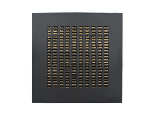 ESCAPE ΠΙΝΑΚΑΣ ΔΙΑΚΟΣΜΗΣΗΣ 80x80x5cm ΜΕΤΑΛΛΟ ΜΑΥΡΟ ΧΡΥΣΟ MDF