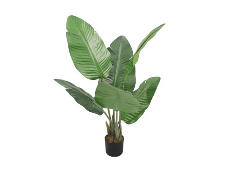 BANANA ΔΕΝΤΡΟ ΤΕΧΝΗΤΟ ΣΕ ΓΛΑΣΤΡΑ 65cm PEVA ΠΡΑΣΙΝΟ