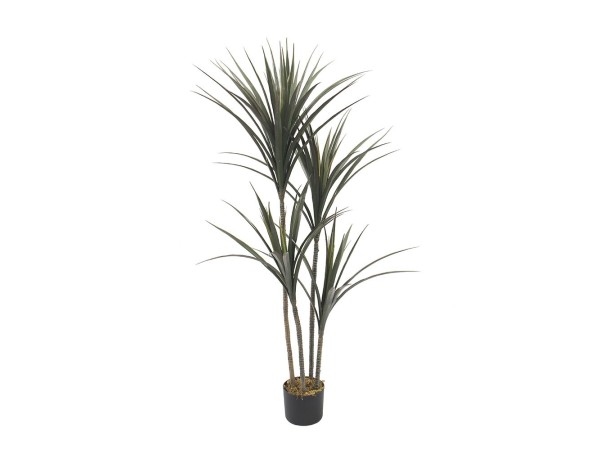 YUCCA ΔΕΝΤΡΟ ΤΕΧΝΗΤΟ ΣΕ ΓΛΑΣΤΡΑ 130cm PE ΠΡΑΣΙΝΟ