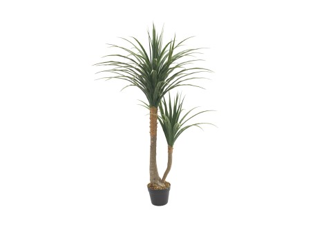 YUCCA ΔΕΝΤΡΟ ΤΕΧΝΗΤΟ ΣΕ ΓΛΑΣΤΡΑ 120cm PE ΠΡΑΣΙΝΟ