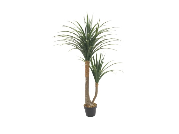 YUCCA ΔΕΝΤΡΟ ΤΕΧΝΗΤΟ ΣΕ ΓΛΑΣΤΡΑ 120cm PE ΠΡΑΣΙΝΟ