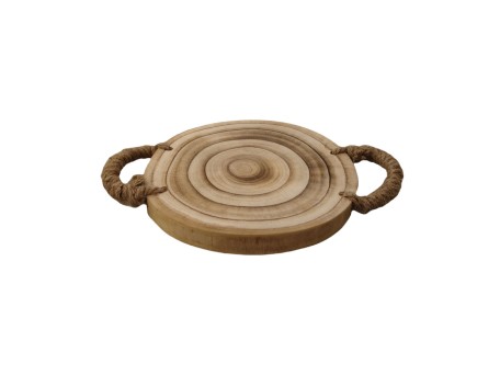 KENGO ΔΙΣΚΟΣ ΔΙΑΚΟΣΜΗΣΗΣ 25x25x3cm ΞΥΛΟ ΦΥΣΙΚΟ
