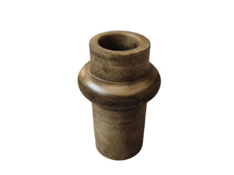 CEDAR ΒΑΖΟ 15x15x20cm ΞΥΛΟ ΚΑΦΕ