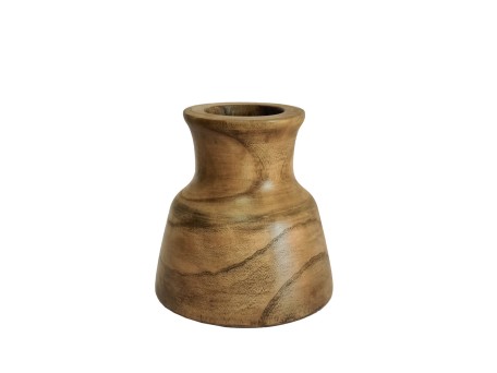 CEDAR ΒΑΖΟ 22x22x22cm ΞΥΛΟ ΚΑΦΕ