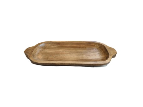 CEDAR ΔΙΣΚΟΣ ΔΙΑΚΟΣΜΗΣΗΣ 70x29x6cm ΞΥΛΟ ΚΑΦΕ