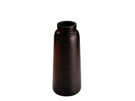 NUBIA ΒΑΖΟ 18x18x41cm ΞΥΛΟ ΜΑΥΡΟ