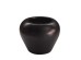 NUBIA ΒΑΖΟ 27x27x21cm ΞΥΛΟ ΜΑΥΡΟ