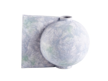 ALKISTIS ΒΑΖΟ 30x23x25cm ΚΕΡΑΜΙΚΟ ΓΚΡΙ