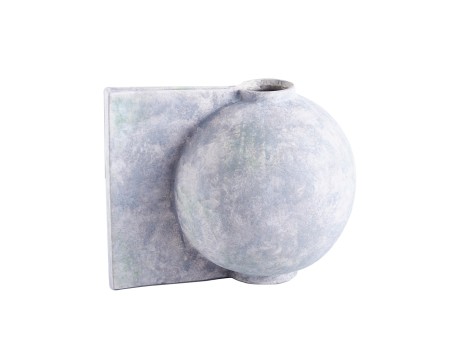 ALKISTIS ΒΑΖΟ 38x29x30cm ΚΕΡΑΜΙΚΟ ΓΚΡΙ