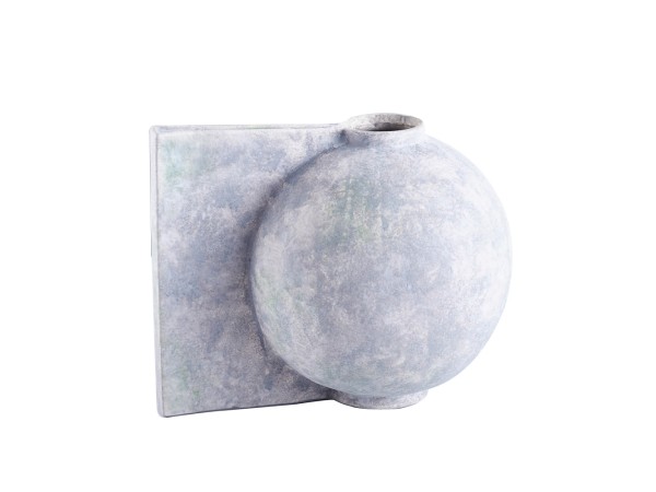 ALKISTIS ΒΑΖΟ 38x29x30cm ΚΕΡΑΜΙΚΟ ΓΚΡΙ