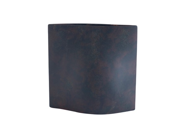 ARIADNE ΒΑΖΟ 26x15x25cm ΚΕΡΑΜΙΚΟ ΑΝΘΡΑΚΙ ΚΑΦΕ