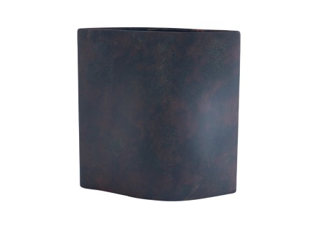 ARIADNE ΒΑΖΟ 35x20x35cm ΚΕΡΑΜΙΚΟ ΑΝΘΡΑΚΙ ΚΑΦΕ