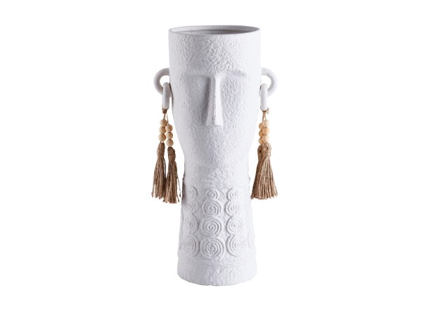 ERIS ΒΑΖΟ 25x19x50cm ΚΕΡΑΜΙΚΟ ΛΕΥΚΟ